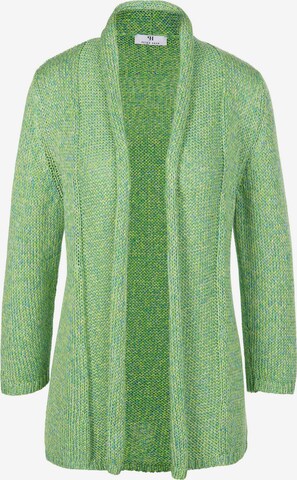 Peter Hahn Knit Cardigan in Green: front