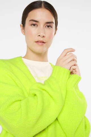 SENSES.THE LABEL Knit Cardigan in Green