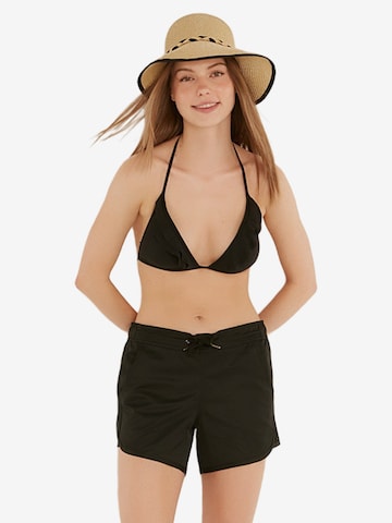C&City Regular Badeshorts in Schwarz