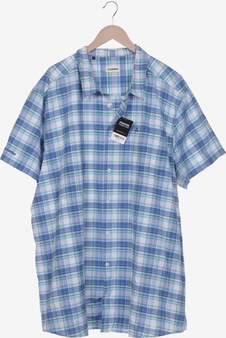 Schöffel Button Up Shirt in 6XL in Blue: front