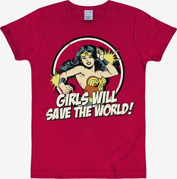 LOGOSHIRT T-Shirt 'Wonder Woman' in Mischfarben: predná strana