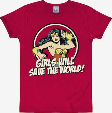 LOGOSHIRT Shirt 'Wonder Woman' in Gemengde kleuren: voorkant