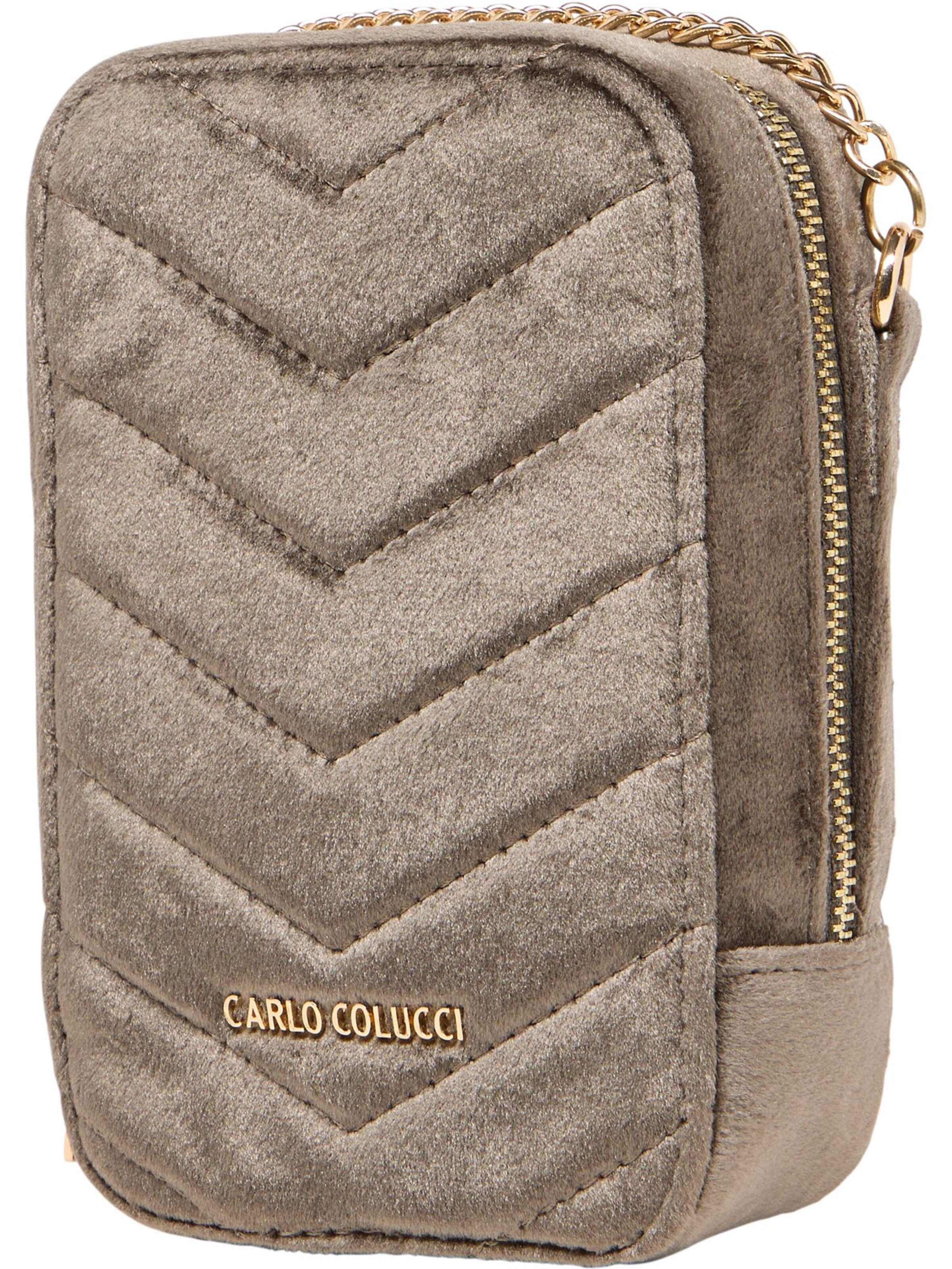 Carlo Colucci Umhängetasche in Braun