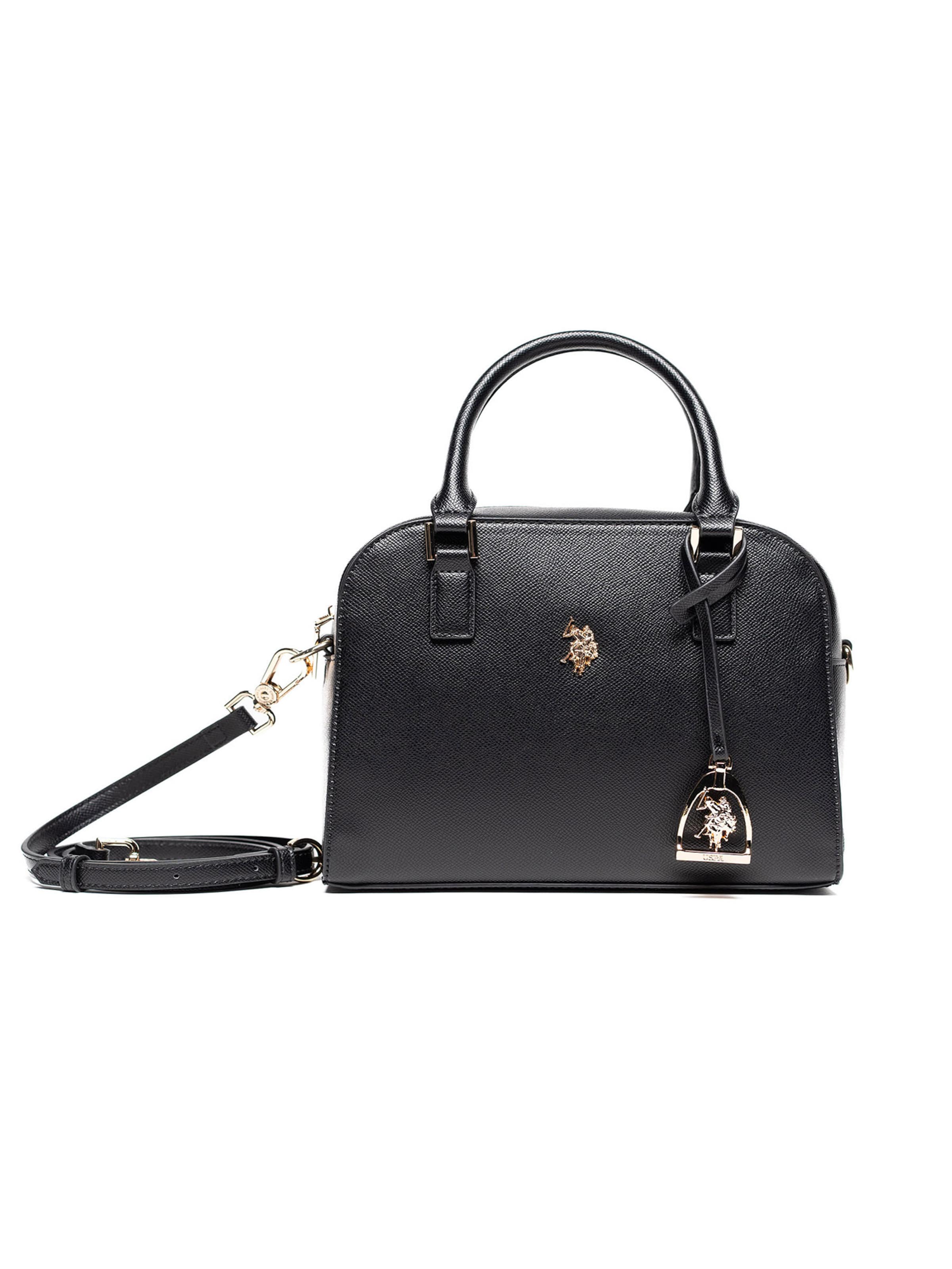 Borsa a mano di U.S. POLO ASSN. in nero: frontale