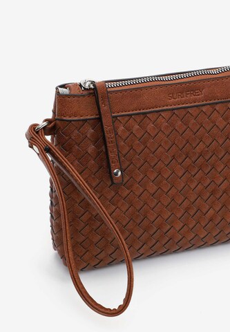 Suri Frey Cosmetic Bag ' Flecht ' in Brown