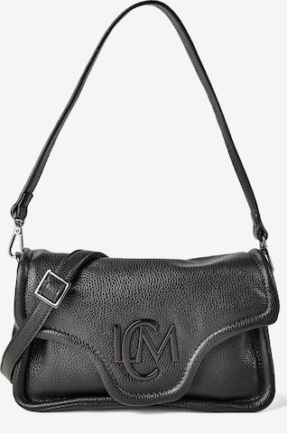 Borsa a spalla 'Rhonda ' di L.CREDI in nero: frontale