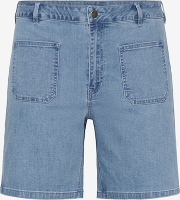 Skinny Jean KAFFE CURVE en bleu : devant