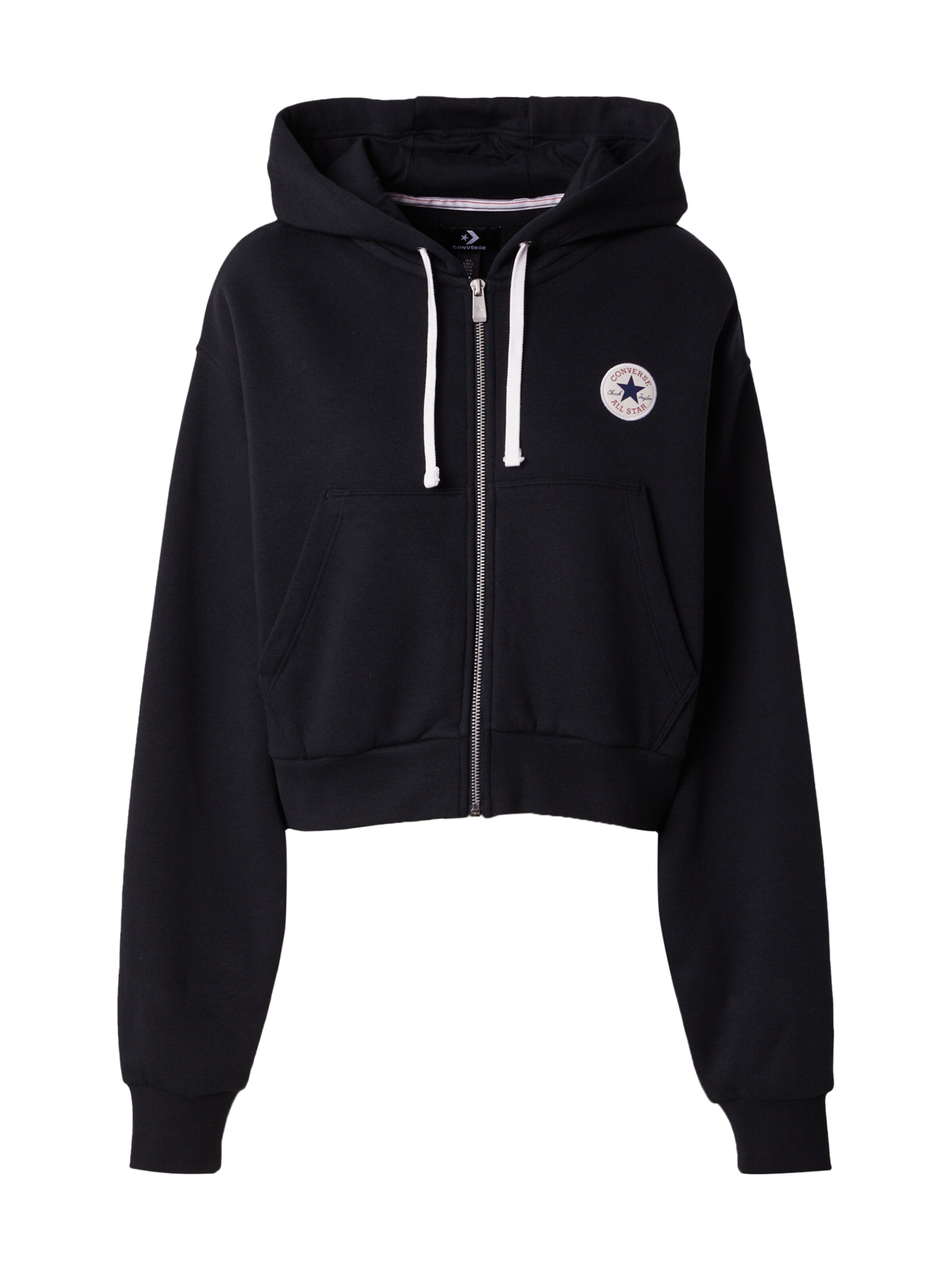 CONVERSE Mikina 'Retro Chuck' – černá: přední strana