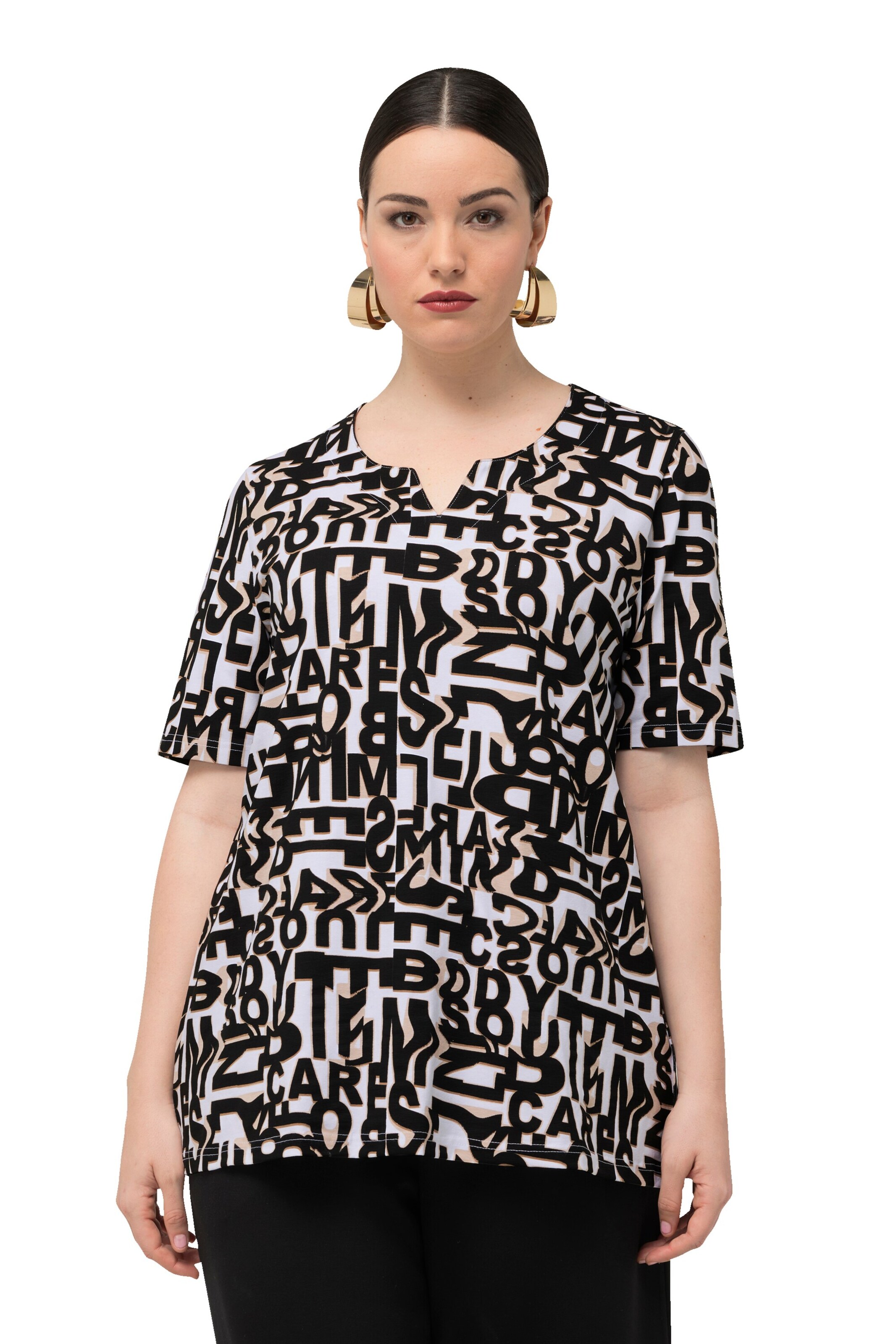 Ulla Popken Shirt in Mixed colors: front