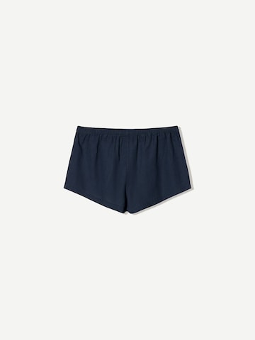 Bershka Regular Bukse i blå
