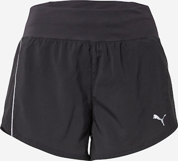 PUMA - regular Pantalón deportivo 'RUN COOL' en negro: frente