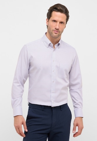 ETERNA Regular fit Business shirt in White: front