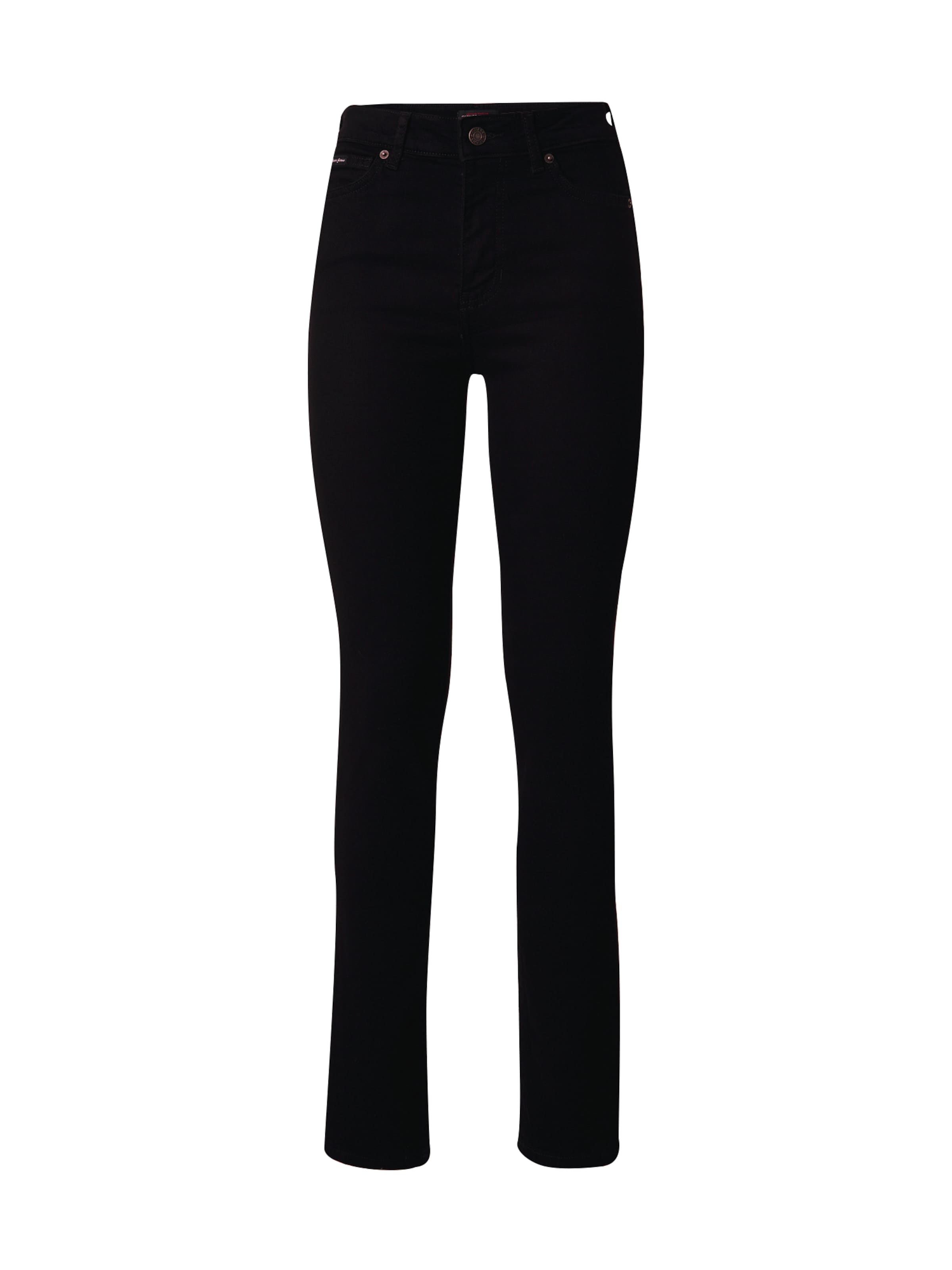 GUESS JEANS Skinny Farmer - fekete: elől