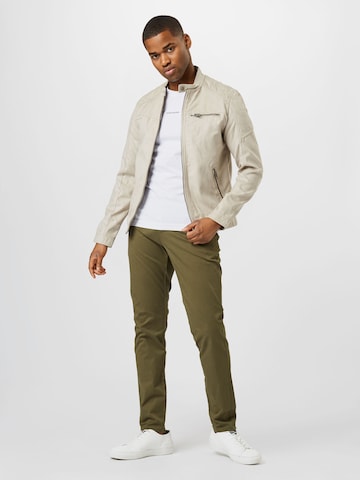 Coupe regular Veste mi-saison 'Rocky' JACK & JONES en beige