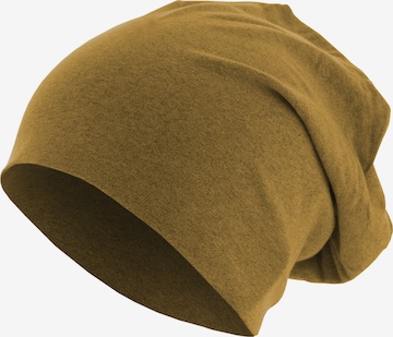 MSTRDS Beanie 'Heather' in Yellow: front