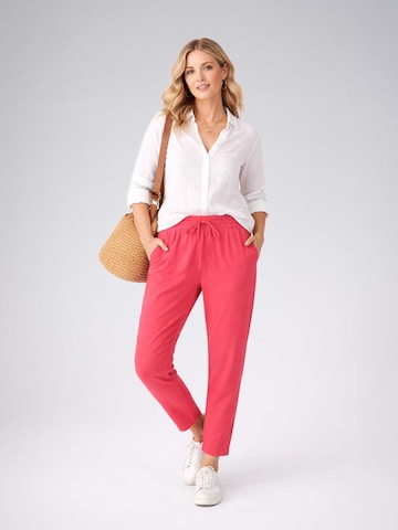 PANTONECLO Regular Trousers 'Pantoneclo Women's Trousers' in Red