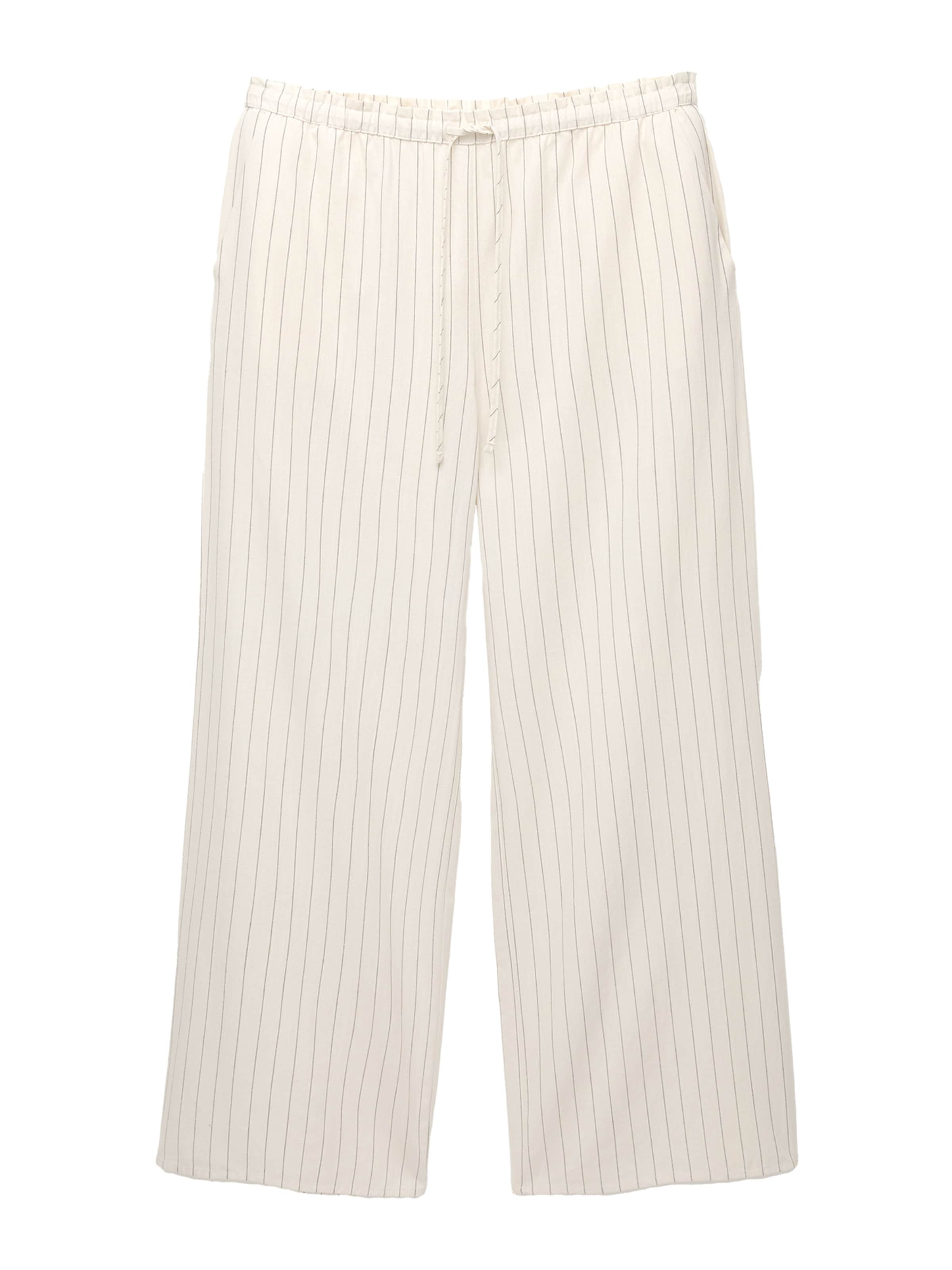 Pull&Bear Loosefit Hose in Beige: Vorderseite