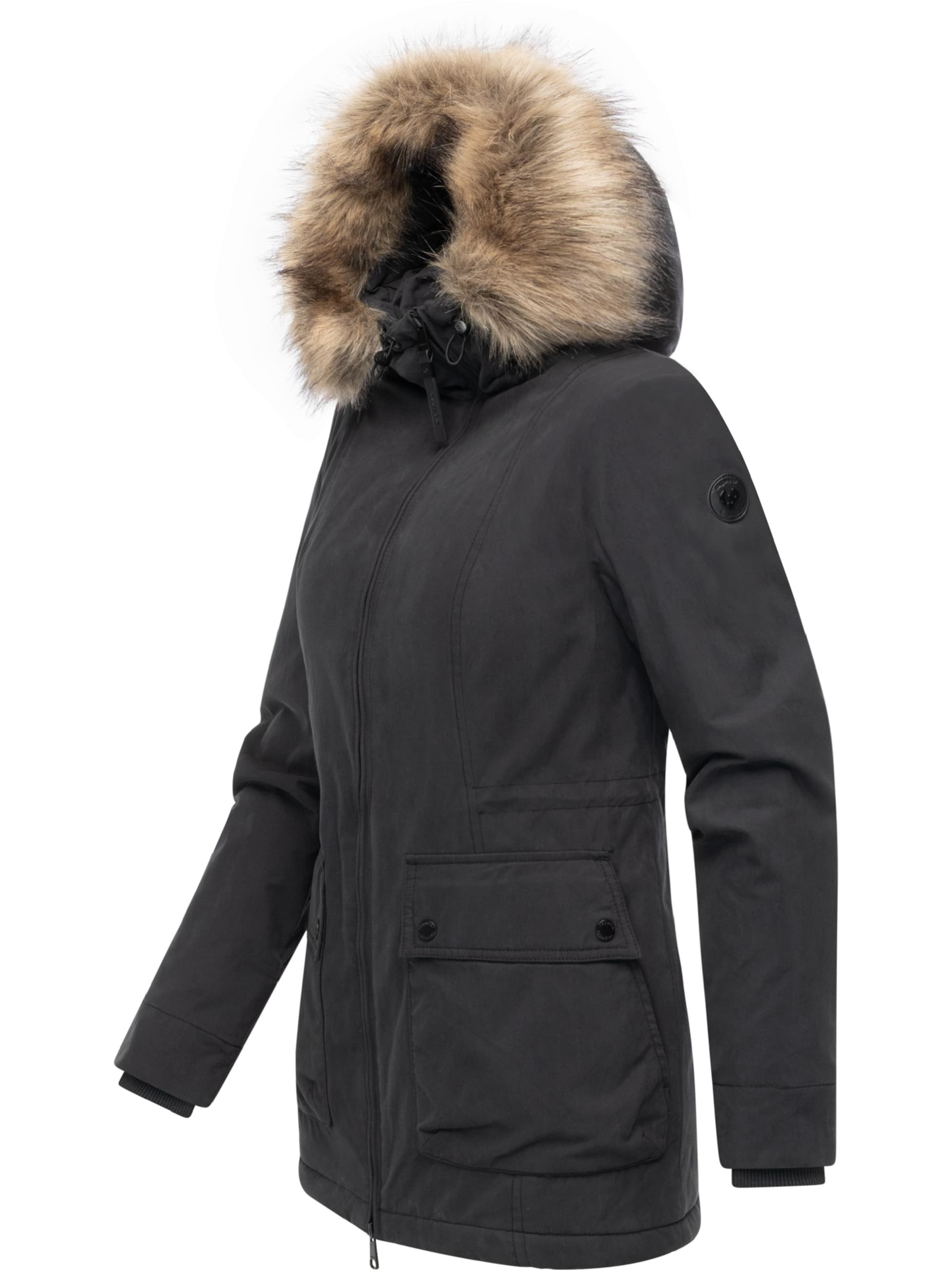Manteau d’hiver 'Monadetta Youmodo' Ragwear en noir