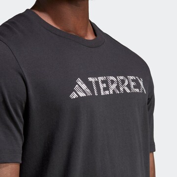 ADIDAS TERREX Funktionsshirt 'Classic' in Schwarz