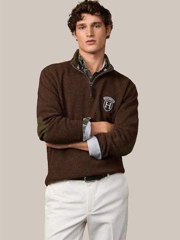 Hackett London Pullover in Braun