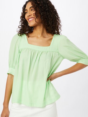 ICHI Blouse in Groen: voorkant