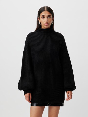 melns LeGer by Lena Gercke "Oversize" stila džemperis 'Anna': no priekšpuses