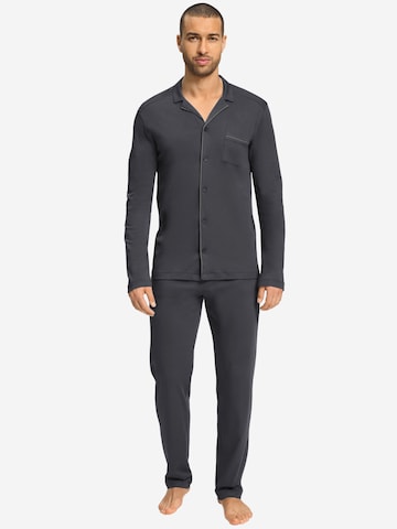 Pyjama long ' Night & Day ' Hanro en noir : devant