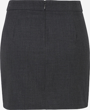 Pieces Petite Skirt 'LUISA' in Grey