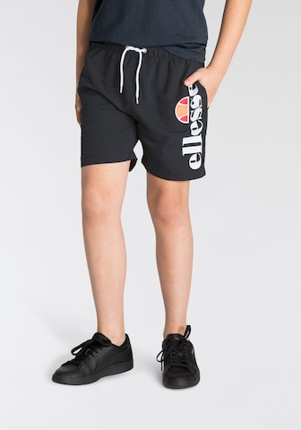 ELLESSE - regular Bermudas 'Bervios' en negro: frente