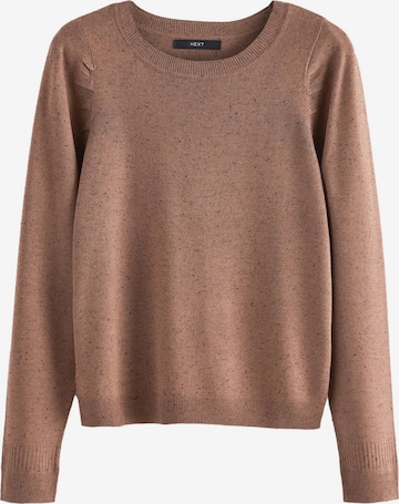 Next Sweter w kolorze brązowy: przód