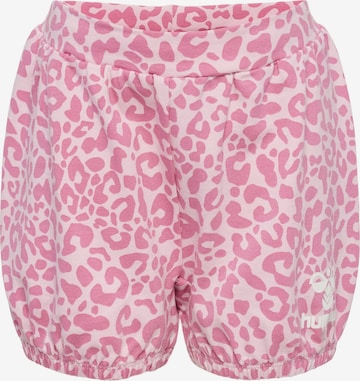 Hummel Regular Pants in Pink: front