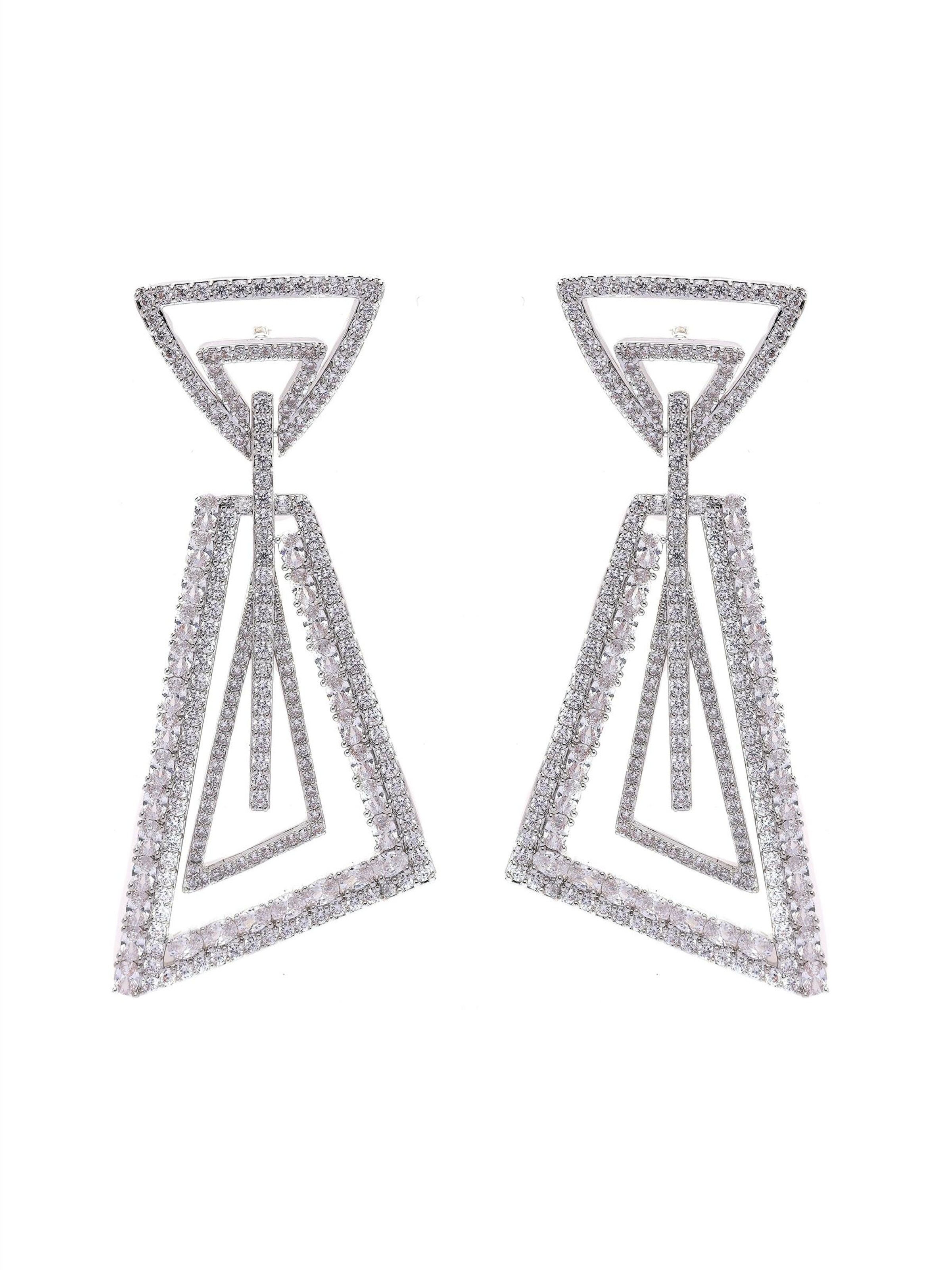 Boucles d'oreilles 'Agataa' AVANT-GARDE PARIS en argent : devant