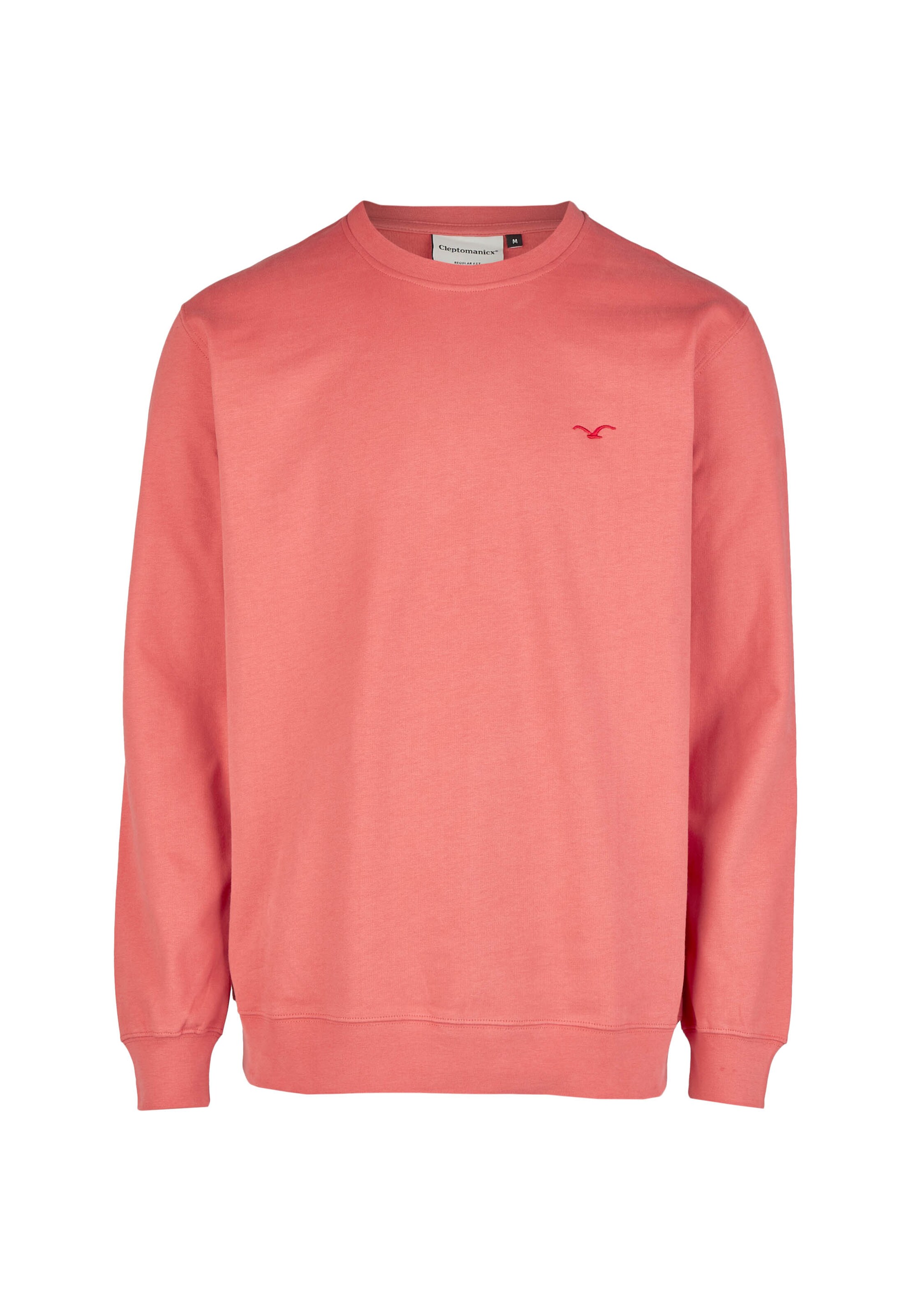 Cleptomanicx Sweatshirt 'Ligull' in Rot: Vorderseite
