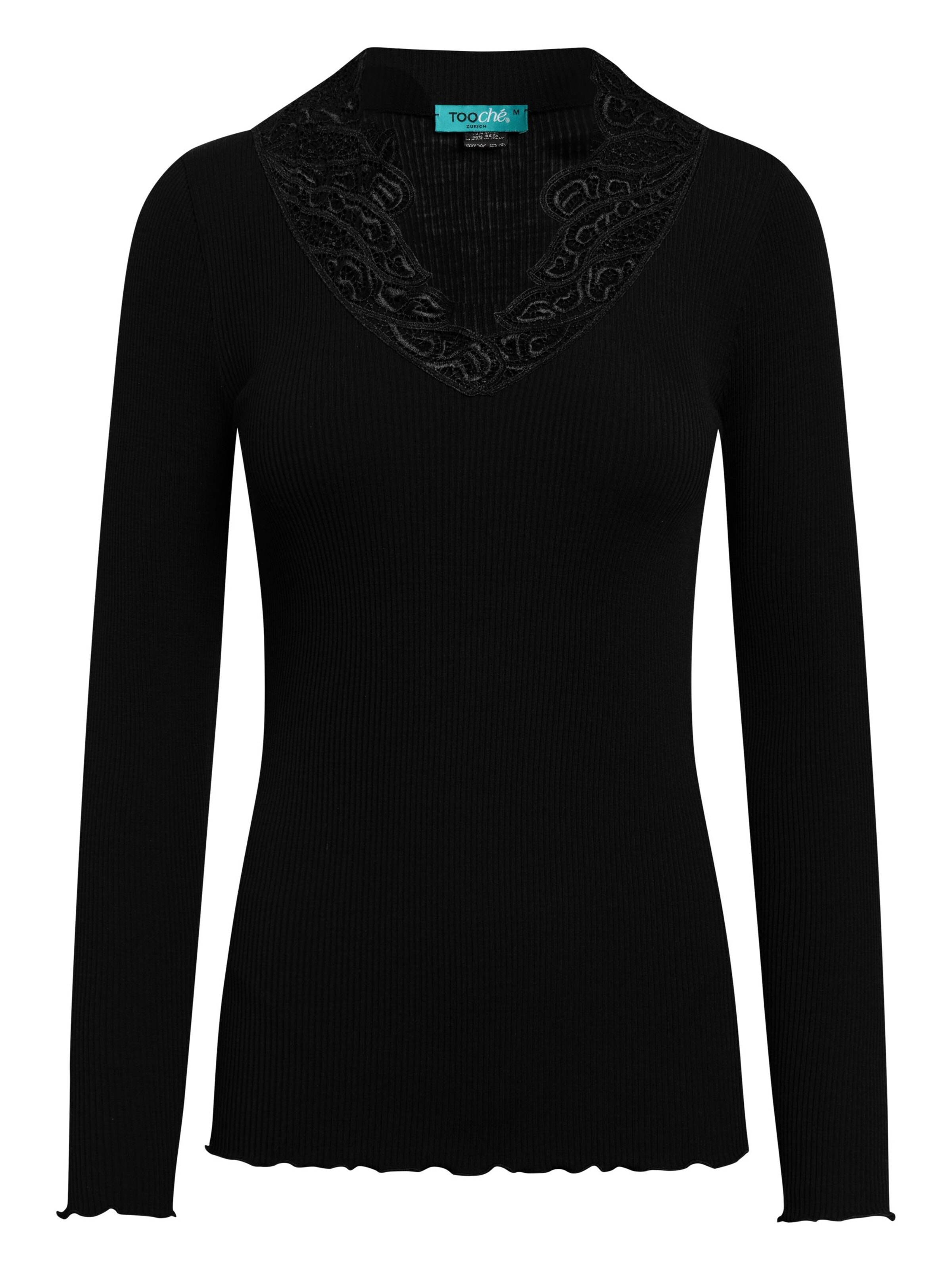 TOOche Shirt 'Midnight Elegance' in Black: front