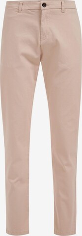 Pantalon chino WE Fashion en rose : devant