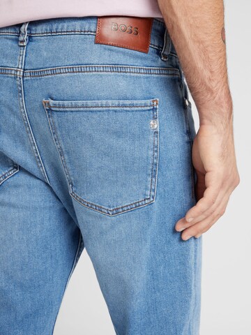 BOSS Regular Jeans 'Delaware' in Blau