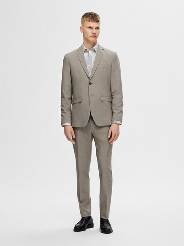 SELECTED HOMME Slim Fit Blazer 'Liam' i brun