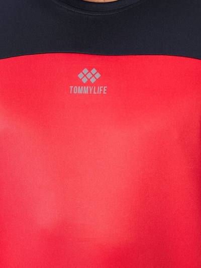 Tommy Life T-Shirt fonctionnel en L en marine / rouge, Vue avec produit