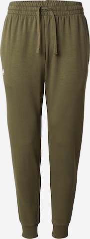 Tapered Pantaloni sportivi di UNDER ARMOUR in verde: frontale