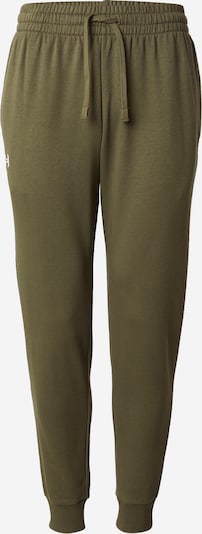 Sportinės kelnės iš UNDER ARMOUR, spalva – rusvai žalia / balta, Prekių apžvalga