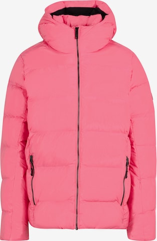 ZIENER Athletic Jacket 'TRAVA' in Pink: front