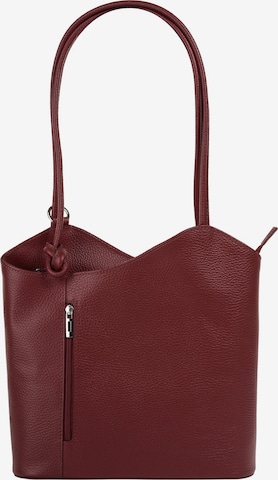 Sac à dos Cluty en rouge : devant