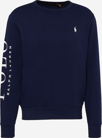 Sweat-shirt Polo Ralph Lauren en bleu : devant