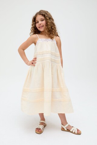 RAFFYA Kleid in Beige: Vorderseite