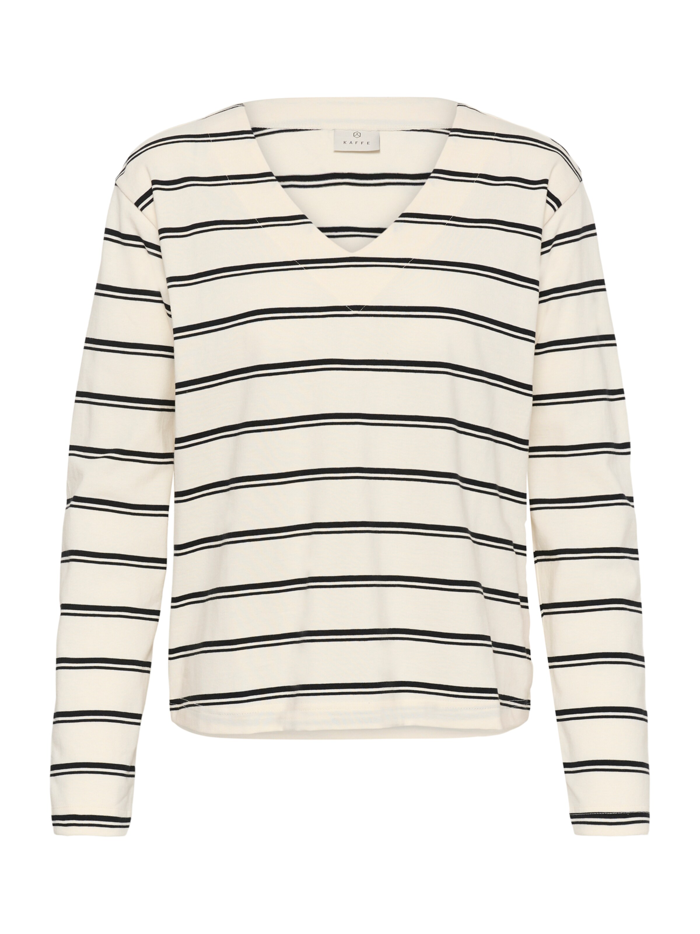 Kaffe Shirt 'KAwinny' in XS in schwarz / weiß, Produktansicht