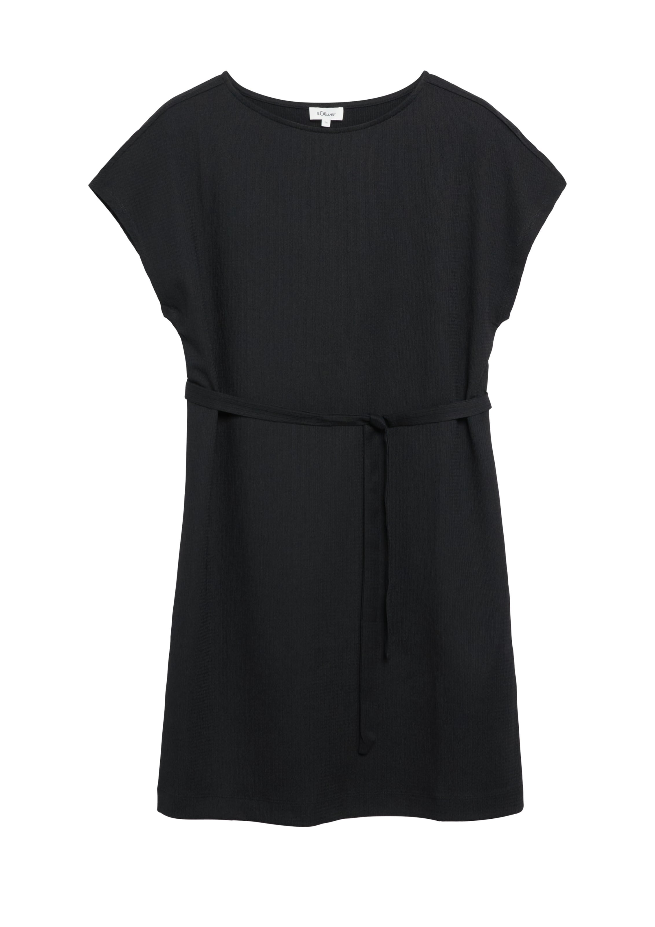 s.Oliver Summer Dress in Black: front