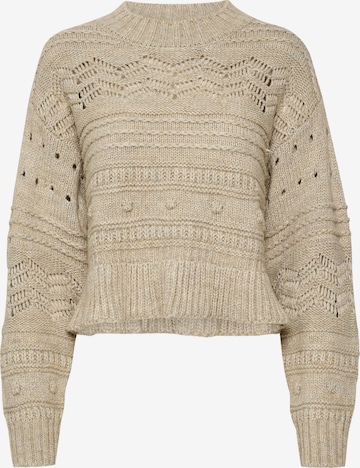 SOAKED IN LUXURY Pullover 'Joy' in Beige: predná strana