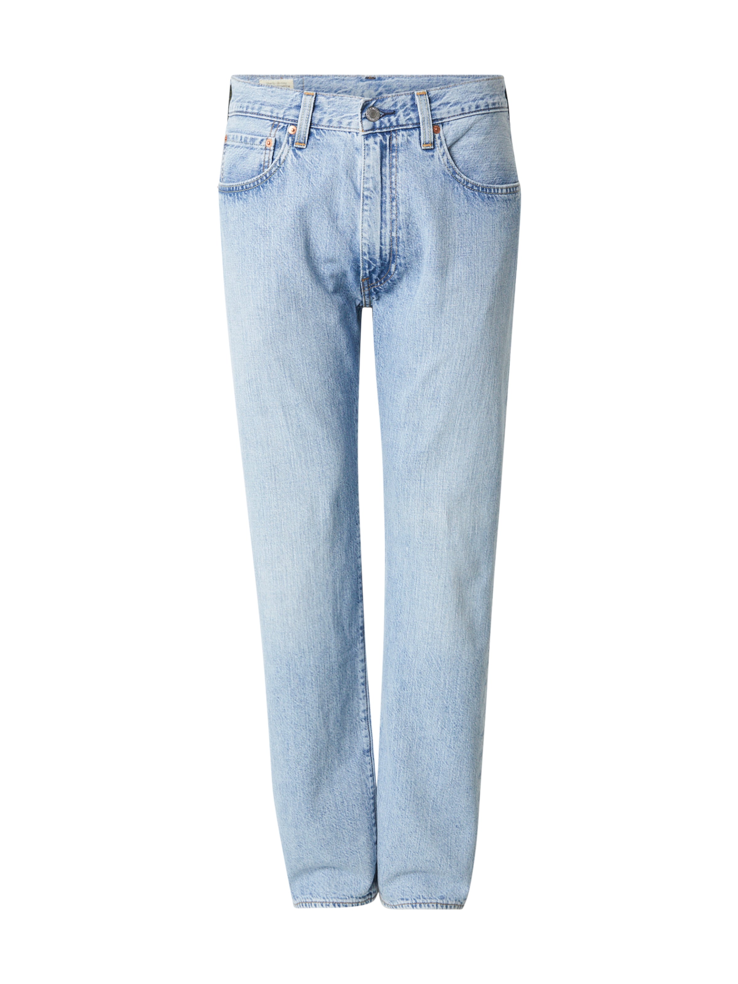 Regular Jean '555™ Relaxed Straight Linen + Denim' LEVI'S ® en bleu : devant