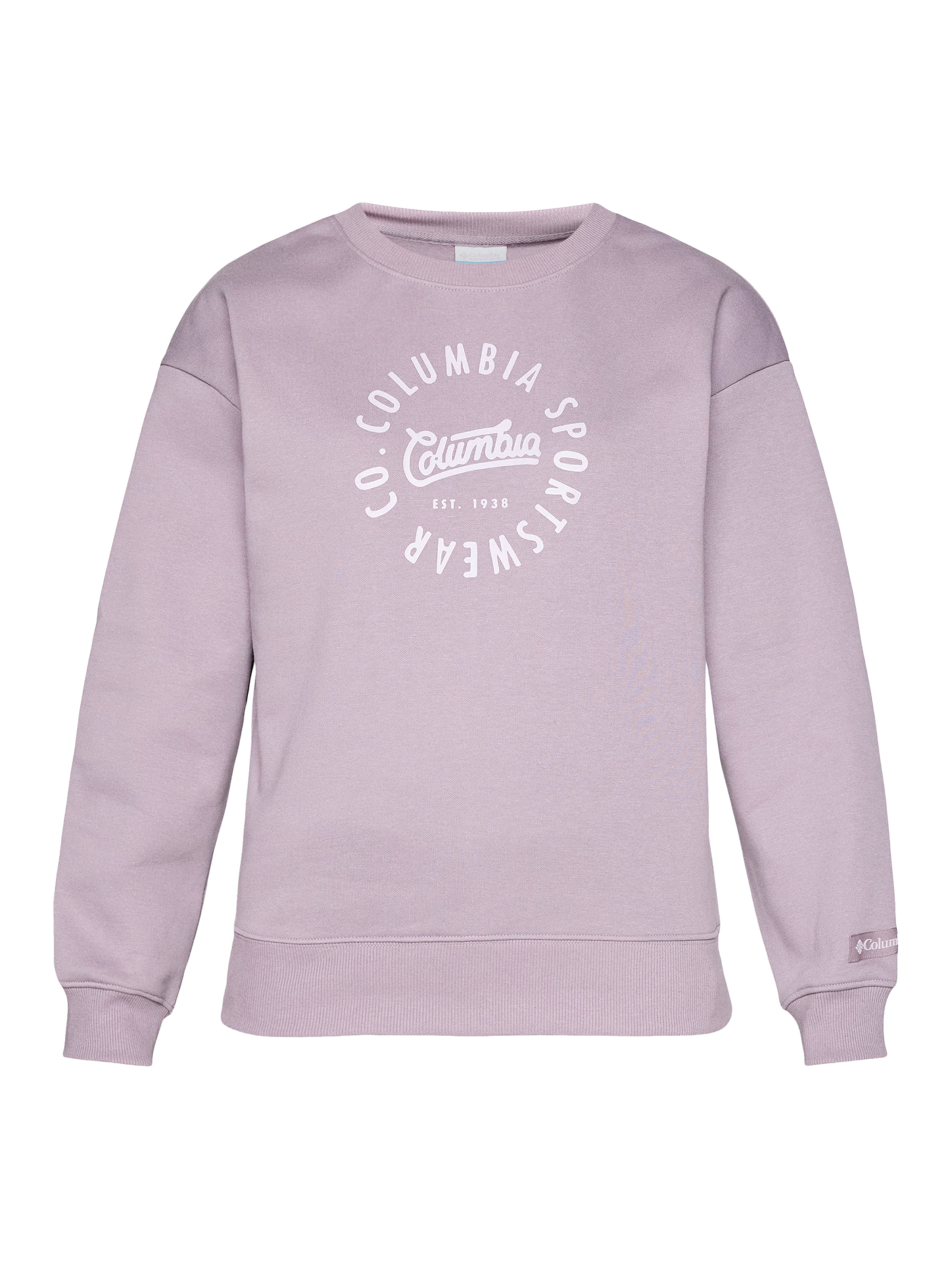COLUMBIA Sportief sweatshirt 'Meridian Creek™' in Lila: voorkant