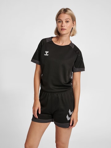 Hummel - Camisa funcionais em preto: frente